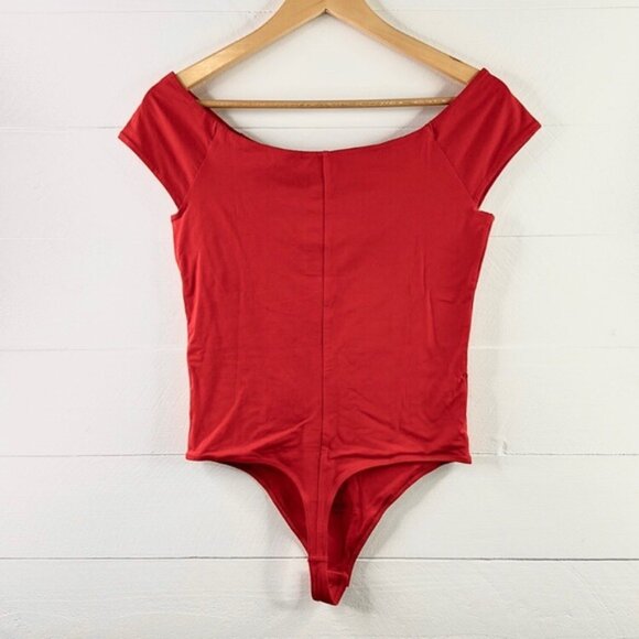 NWOT Everlane poppy red bodysuit S - Picture 4 of 4